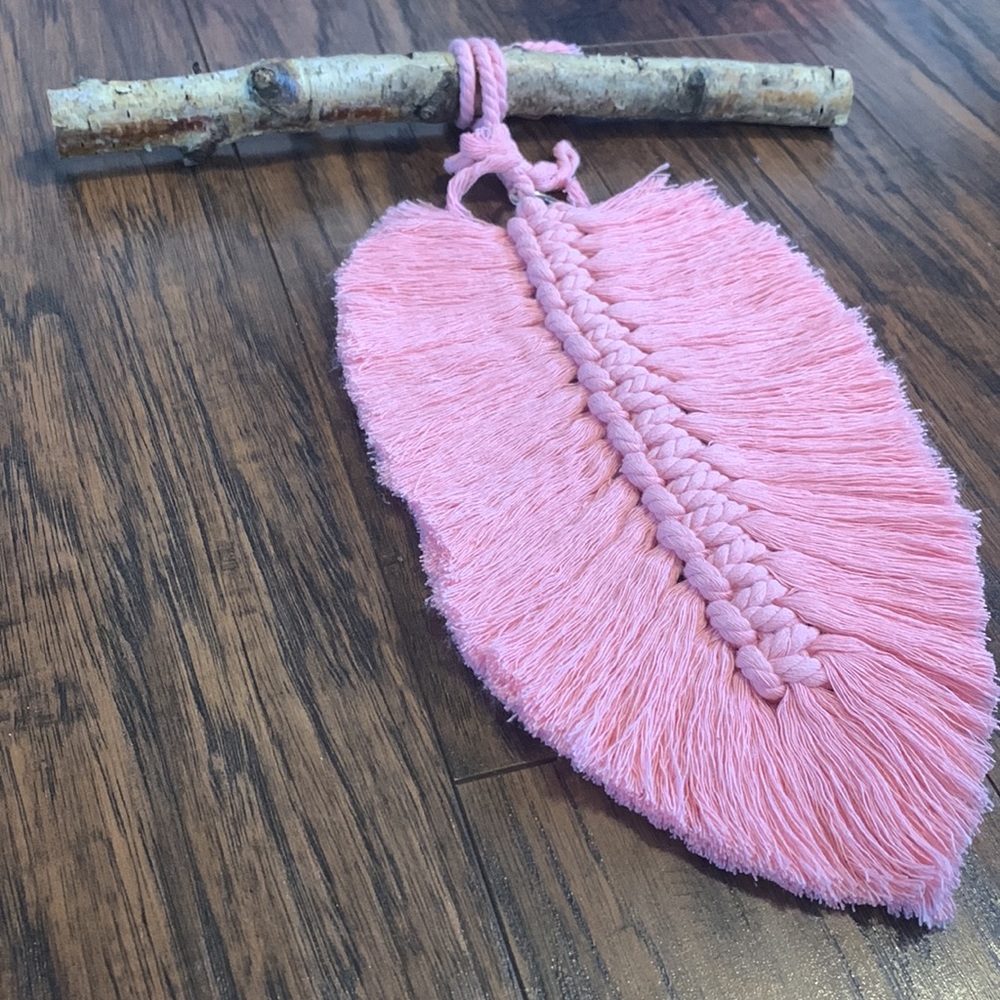Handmade Feather Wall Decor